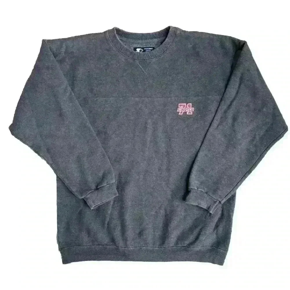 Starter 00s Heavyweight Pro 80 Crewneck Sweatshirt Youth XL Pullover Y2K Retro